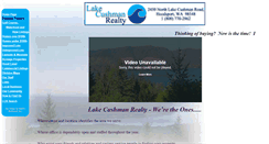 Desktop Screenshot of lakecushmanrealty.com